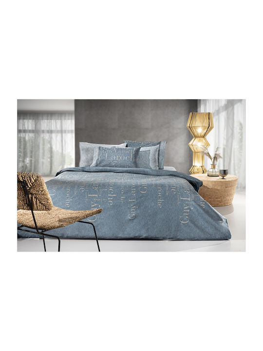 Guy Laroche Sheet Sets Single 165x265cm. Paris Indigo 3pcs