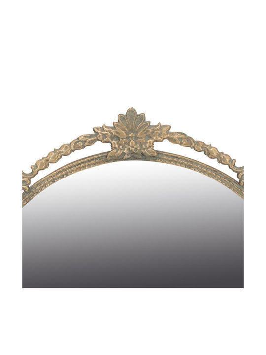 Fylliana Wall Mirror with Gold Metallic Frame Diameter 65cm 1pcs