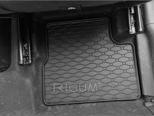 Rigum Set of Front and Rear Mats 4pcs for Kia Optima 2021+ Black