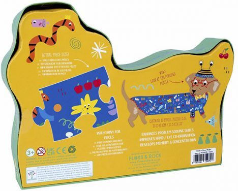 Παιδικό Puzzle Dog για 3+ Ετών 20pcs Floss & Rock