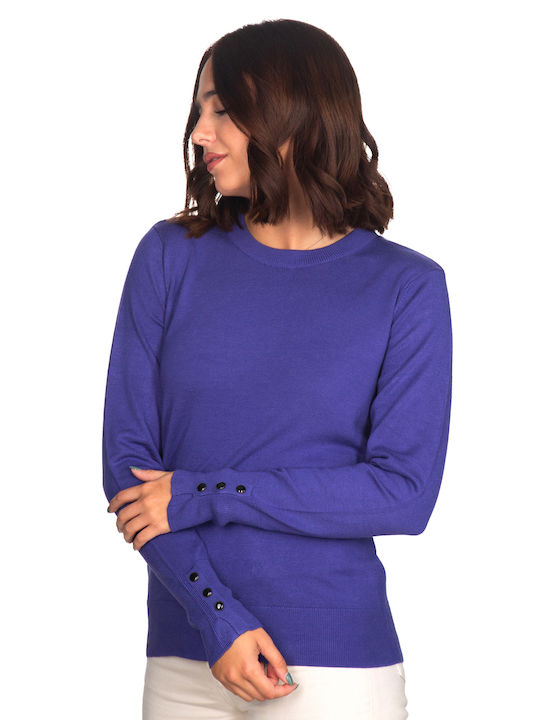 Vera Women's Blouse Long Sleeve Purple