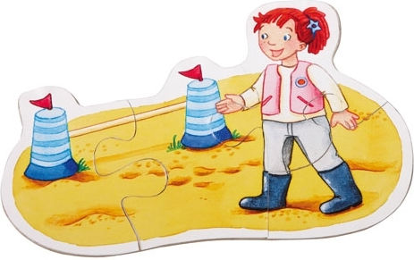 Holz Kinder Steckpuzzle 6pcs Haba