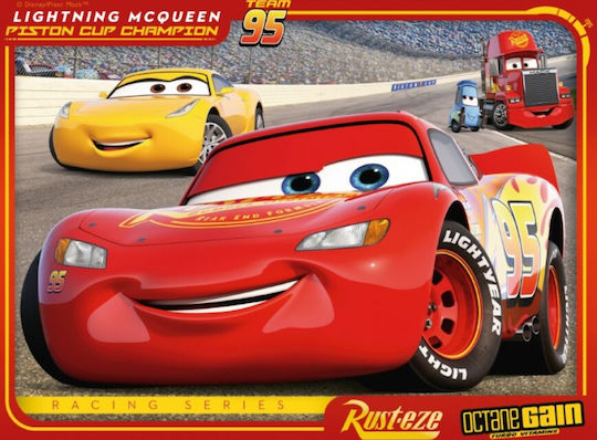 Παιδικό Puzzle 4 in 1 Cars για 3+ Ετών 72pcs Ravensburger