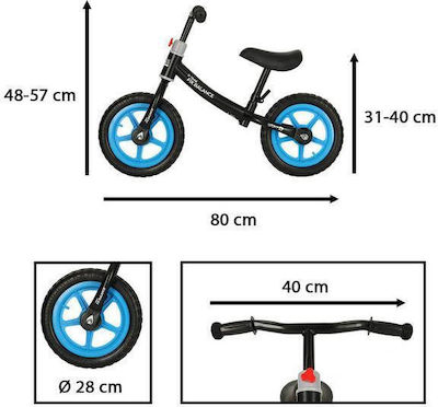 Παιδικό Ποδήλατο Ισορροπίας Cross-Country "Trike Fix Balance" Μαύρο