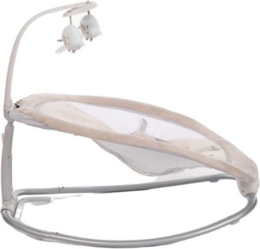 Bo Jungle Electric Baby Relax B-Rocker Moby with Music and Vibration Beige for Child up to 9kg