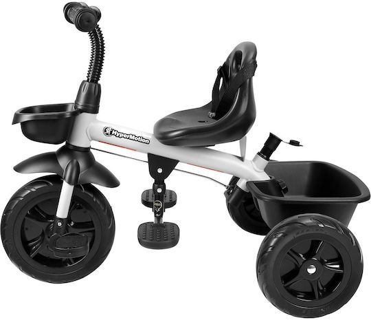HyperMotion Kids Tricycle Bicycle TOBI Vector with Storage Space & Parental Handle for 12+ Months Gray