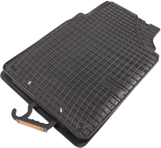 Frogum Set of Front and Rear Mats 4pcs for Seat Alhambra Volkswagen Sharan Ford Galaxy 1995-2005 Black