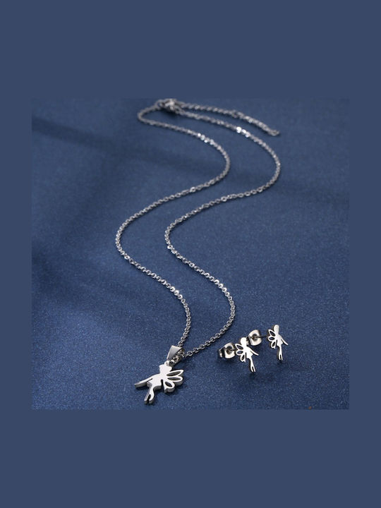 Callajewels Σετ Με Σκουλαρίκια Κολιέ