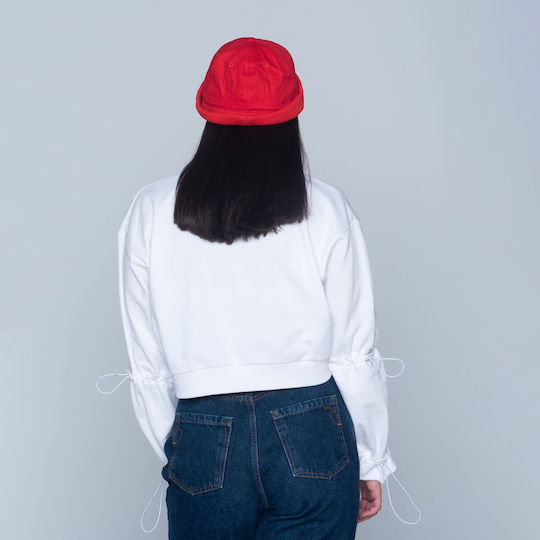 Beanie Unisex Σκούφος Πλεκτός σε Κόκκινο χρώμα