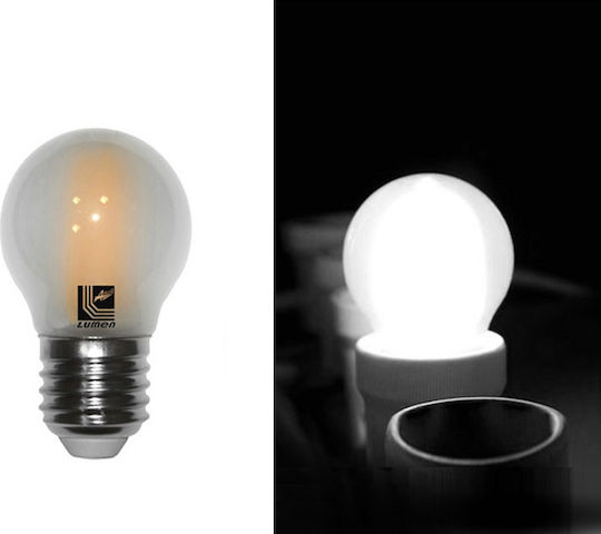 Adeleq LED Bulb 4W 74mm for Socket E27 and Shape G45 Natural White 460lm