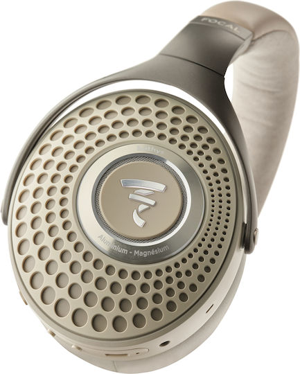 Focal Bathys Wireless Wired Over Ear Headphones with 30 Hours Playing Time and Quick Charge Dune