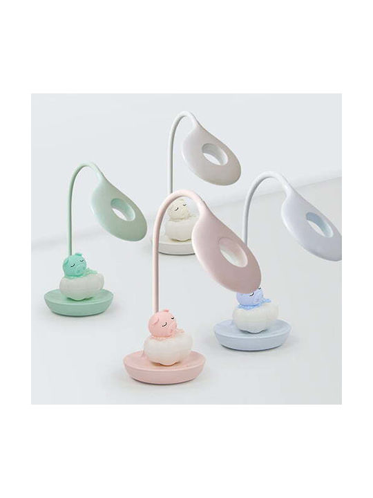 Bright Sun Lumini LED Lampă de birou pentru copii Bright Sun Honey Piggy Verde
