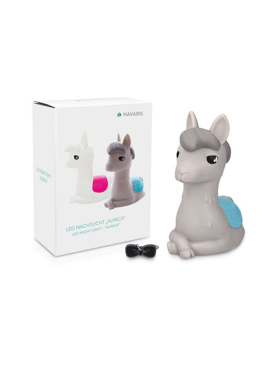 Navaris LED Kinder Dekorative Lampe Night Light Alpaca Design