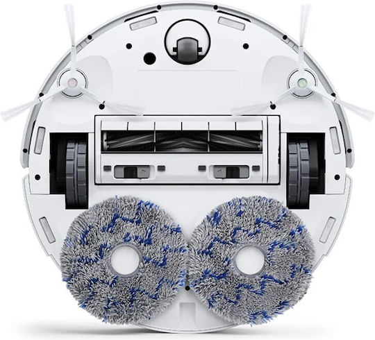 Ecovacs Deebot T10 Turbo Σκούπα Ρομπότ με Χαρτογράφηση Laser & Απορρόφηση 3000Pa White