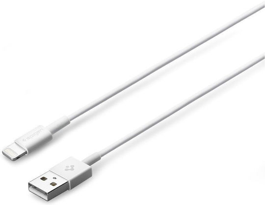 Spigen USB-A to Lightning Cable Λευκό 1m (SGP11575)