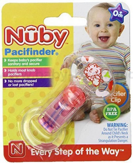 Nuby Panglică Pentru Suzete Din Țesătură Roz