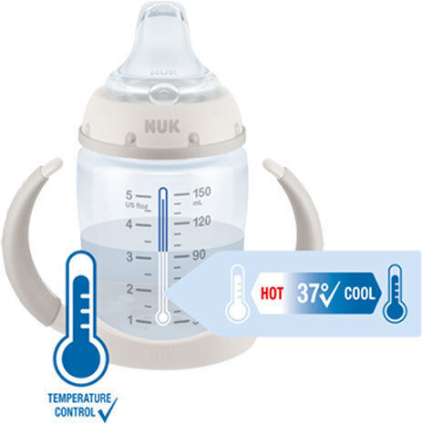 Nuk Εκπαιδευτικό Μπιμπερό με Λαβές First Choice 6m+ Peppa Pig Μπλε 150ml
