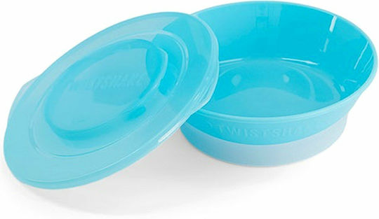 Twistshake Baby Food Bowl Bowl Pastel Blue made of Plastic Blue