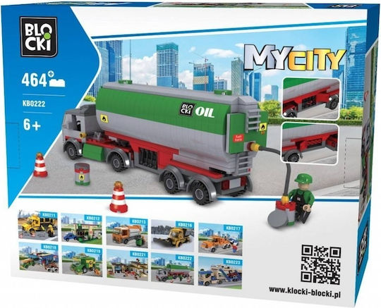 Blocki MyCity Building Blocks Tanker for 6+ Years 464 Pieces