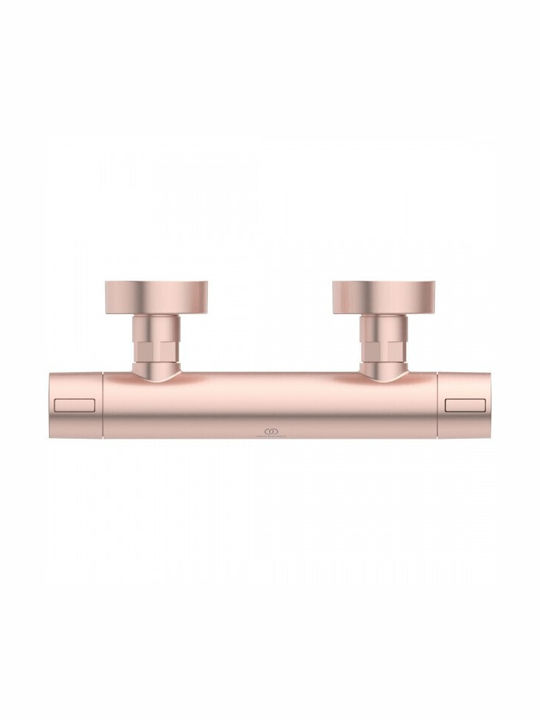 Ideal Standard Ceratherm Mixing Shower Shower Faucet Thermostatic Rose Gold