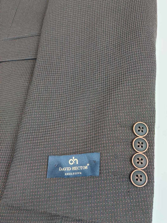 Men's Suit Jacket Brown