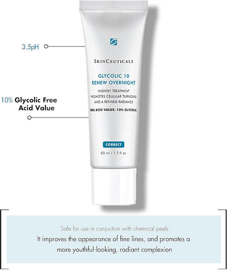SkinCeuticals Correct Ενυδατική & Αναπλαστική Κρέμα Προσώπου Νυκτός με Ρετινόλη 50ml