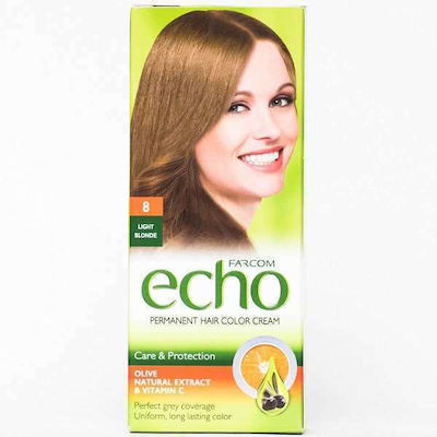 Farcom Echo Set Haarfarbe 8.0 Blond Light 60ml