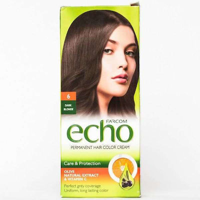 Farcom Echo Set Vopsea de Păr 6 Blond închis 60ml