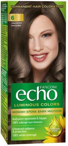 Farcom Echo Vopsea De Păr 6 Blond Închis 60ml