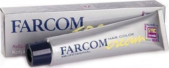 Farcom Hair Color Cream Hair Dye 59 Chestnut Light Red Red Bronze Gold 60ml