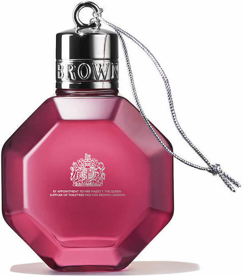 Molton Brown Fiery Pink Pepper Festive Bauble Bubble Bath Gel With Glycerin & Woody Scent 75ml