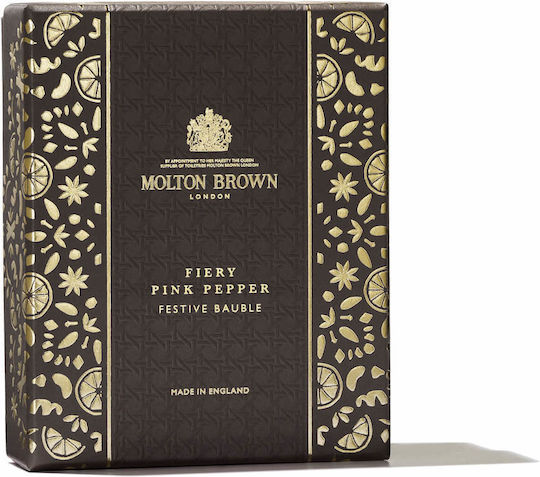 Molton Brown Fiery Pink Pepper Festive Bauble Bubble Bath Gel With Glycerin & Woody Scent 75ml