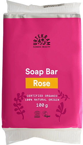 Urtekram Rose Soap Bar with Glycerin 100g