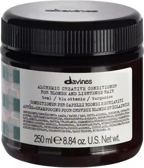 Davines Alchemic Hair Conditioner for Coloured Hair Teal 250ml