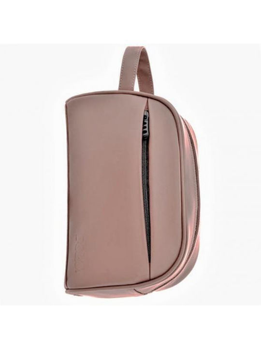Polo Necessaire Beauty Case Necessity Somon in Tabac Braun Farbe 23cm