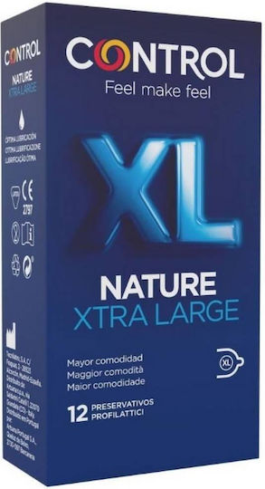 Control Feel Make Feel Προφυλακτικά Nature XL 12τμχ 57mm Natural