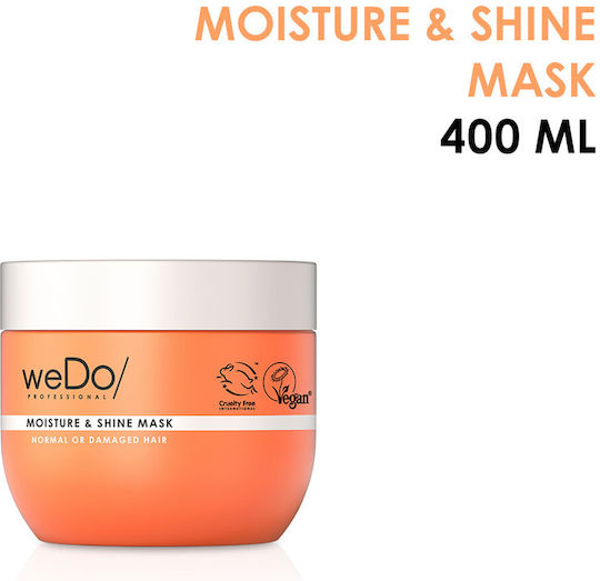 Wedo Moisture & Shine Маска за коса за Блясък 400мл