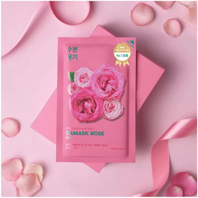 Holika Holika Pure Essence Sheet Damask Rose Face Revitalization Mask 20ml