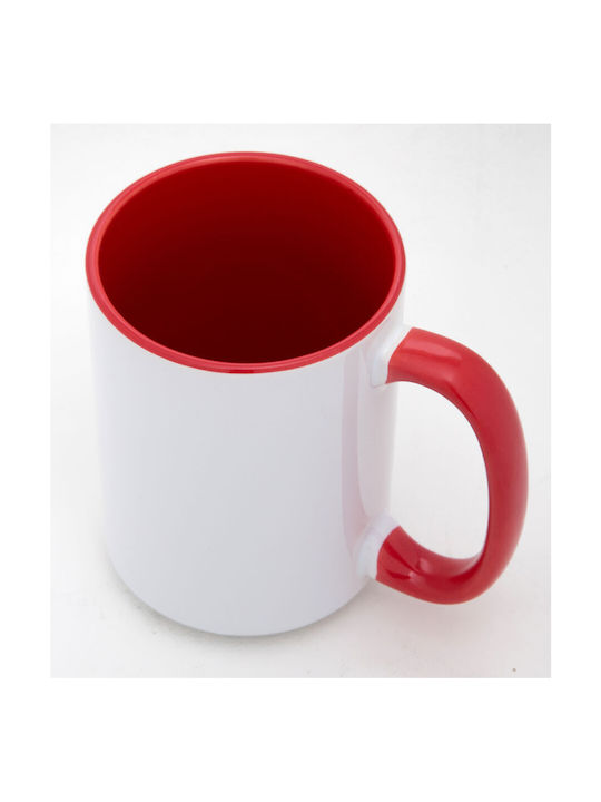 Koupakoupa Red Skull Ceramic Cup Red 450ml