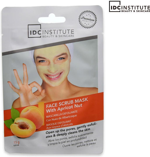 IDC Institute Scrub With Apricot Nut Face Peeling / Cleansing Mask 15gr