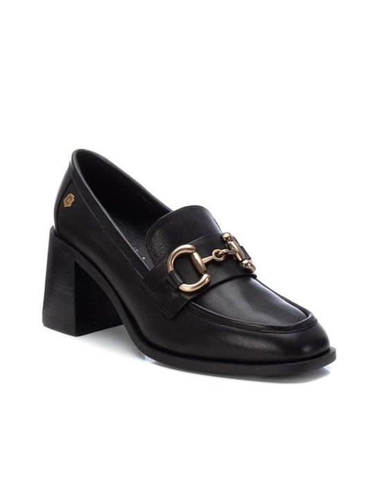 Carmela Footwear Δερμάτινες Γόβες Piel Negro 24