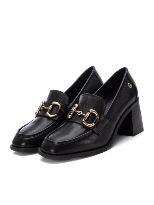 Leder Pumps Piel Negro