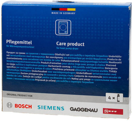 Препарат Течен За Почистване На Сушилня С Топлинна Помпа Bosch Gaggenau Neff Pitsos Siemens Original