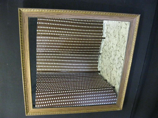 Epiplo-Fos 0200006 Wandspiegel Rechteckig Gold 100x100cm