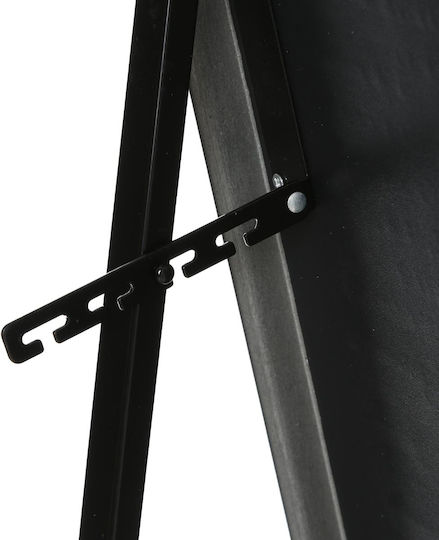 A-S Cheval Floor Mirror with Black Plastic Frame 158.5x41cm