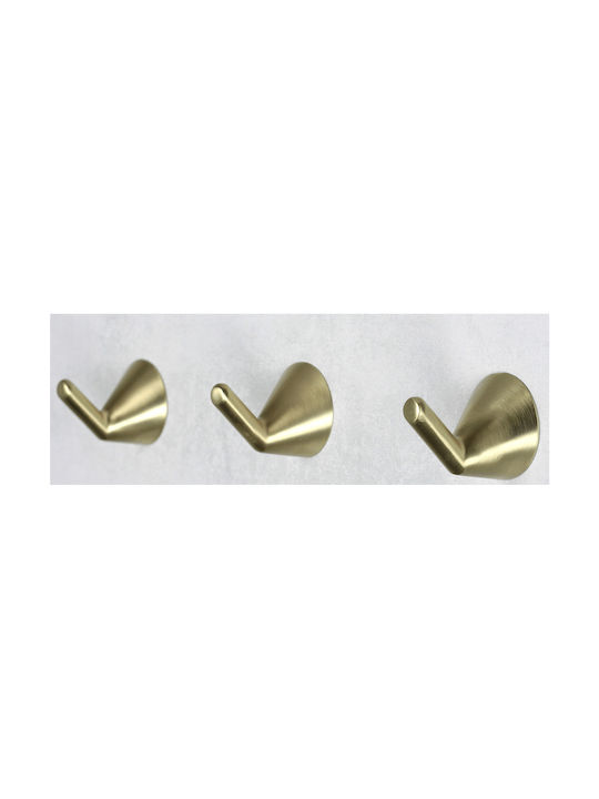 Roline Wandhalterung Metall Gold 5x5x5.5cm