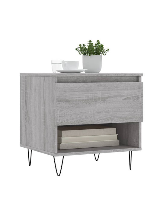Square Side Table Wooden Grey Sonoma L50xW46xH50cm.