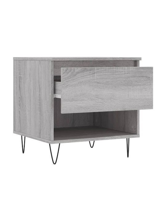Square Side Table Wooden Grey Sonoma L50xW46xH50cm.
