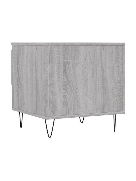 Square Side Table Wooden Grey Sonoma L50xW46xH50cm.