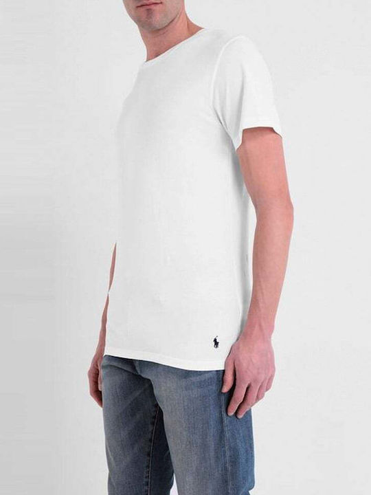 Ralph Lauren Herren T-Shirt Kurzarm Weiß